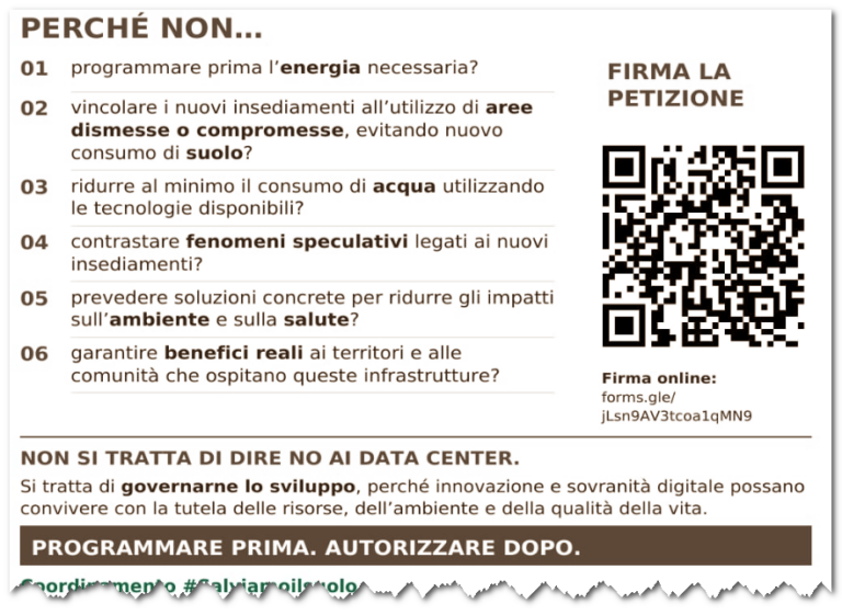 Perché questi insediamenti ci devono interessare